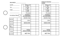 Burgundy Marble Payroll Business Checks | BU3-BMA01-PAY